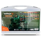 Vallejo - Artist&rsquo;s Selection Case | Xpress Color Range | Modeling Acrylic Paints | 60 Bottles x 18 ml (0.60 fl.oz.)