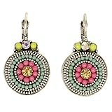 Boho Chic Vibrant Multicolor Drop Earrings