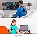 VIMFIT Posture Corrector for Women Men - Upper Back Support Clavicle Shoulder Brace Thoracic Kyphosis - Improve Bad Posture Alignment Fix Back Pain + Exercises and Stretch Band