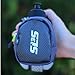 SLS3 Small Running Water Bottle Handheld - 10 oz With Adjustable Hand Strap, Zippered Pocket - Hydroquick II for Runners