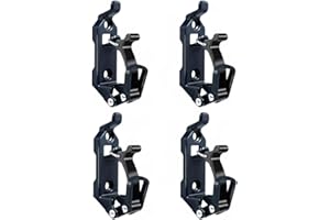 Heavy Duty Metal Rubber Shovel Mount Kit, Overlanding Accessories with Wall Mounting，Truck Bed Gear Shovel Mounts for Accesso