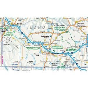 Laminated Pacific Northwest Map by Borch (English Edition)