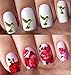 Nail Art Water Slide Tattoo Stickers Decals Immense Designs: Flowers/Leaves/Butterflies/Humming Birds/for an Elegant Manicure 10 - Pack/LDII/