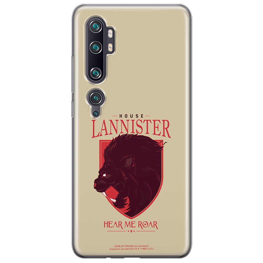 ERT GROUP mobile phone case for Xiaomi MI NOTE 10 Lite original and officially Licensed Gra o Tron pattern Game of Thrones 008 optimally adapted to the shape of the mobile phone, case made of TPU — image 1