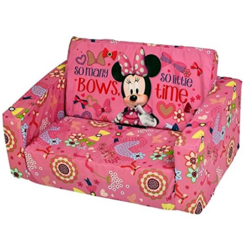 Cartoon Character Childrens Flip Out Double Foam Sofa Settee Kids