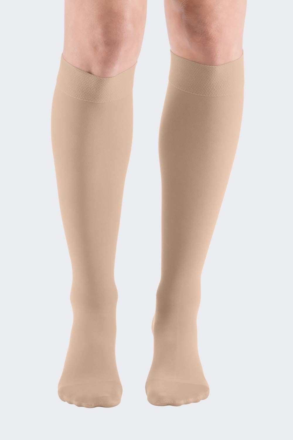 mediven elegance CCL2 Below Knee Closed Toe Compression Stockings Beige