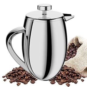 Amazon.com: 34oz French Press Coffee Maker Stainless Steel Double Wall