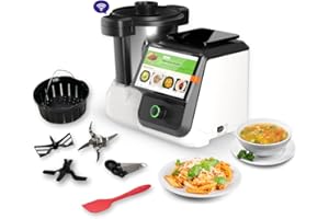 upliance Smart Cooking Companion | Cooks 750+ Recipes: Pav Bhaji, Pasta, Soup, Kadhai Paneer & More | 10 Preparation Modes | 