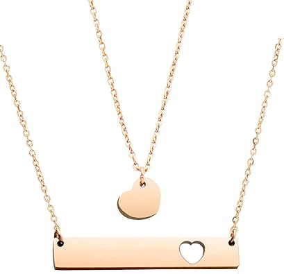 matching mom daughter necklaces