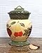 Tuscany Garden Colorful Hand Painted Mixed Fruit, Cookie Jar 12-1/5