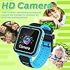Kids-Smart-Watch-Smart-Watch-for-Kids-with-Phone-Call-Games-Music-Player-SOS-Calculator-Recorder-Alarm-Clock-1-GB-Micro-SD-includedKids-Watch-Gifts-for-Boys-Girls-3-12Y-BLUE Kids Smart Watch, 16 Games Smart Watch for Kids with SOS Call Music Player Camera Calculator Recorder Alarm Clock[Built…