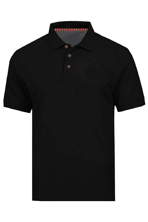 Buy Devil Men's & Boy's Cotton Regular Fit Polo Neck Half Sleeve T