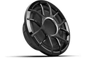 Wet Sounds ZERO-10-S4-XZ-B Black 10" Zero Series Marine Subwoofer with Shallow Mounting Depth and Hidden Mounting Hardware