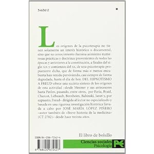 Del Hipnotismo a Freud / From Hypnotism to Freud: Origenes Historicos De La Psicoterapia / Historic Origins of Psychotherapy (Ciencias Sociales / Soci