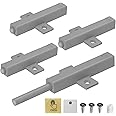 Magnetic Push Door Latches Jiayi 4 Pack Heavy Duty Touch Latch Push Out Latch for Cabinet Doors Drawer Magnetic Push Latch RV Closet Tip On Close for Kitchen Push Release Latch