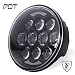 2019 Upgraded 80W DOT Approved 5-3/4" 5.75" Osram Chips LED Projector Headlight for Harley Motorcycle/Bike(Black)