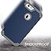 Maxcury iPhone 6 Plus Case iPhone 6s Plus Case, Hybrid Heavy Duty Shockproof Full-Body Protective Case with Three Layer Impact Protection for Apple iPhone 6s Plus 5.5 inch - Navy and Dk Grey