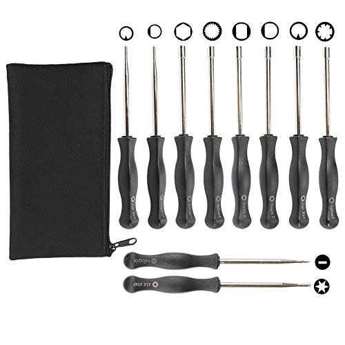 Anzac 10 Pcs Tune-up Carburetor Adjusting Screwdriver Tool Kit with Carring Bag for Walbro Zama Ryobi Stihl Echo Troy Bilt Poulan Craftsman 2-Cycle Small Engine - Thumbnail 2
