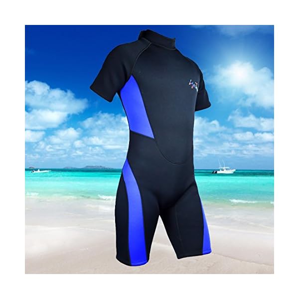Layatone-Mens-Wetsuits-3mm-Neoprene-Thick-Warm-Shorty-Wetsuit-For-SnorkelingDiving-and-Surfing-For-Men