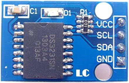 Minzhi DS3231 Chips I2C RTC IIC High Precision Timekeeping Real Time Clock Module with CR1220 Patch Battery Seat
