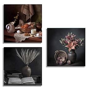 3 Piece Canvas Wall Art for Living Room Bedroom Home Artwork Popular Art Paintings Ready to Hang - 12"x12"x3 Panels