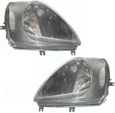 Amazon Com Mitsubishi Eclipse Replacement Headlight Assembly Combo 1 Pair Automotive