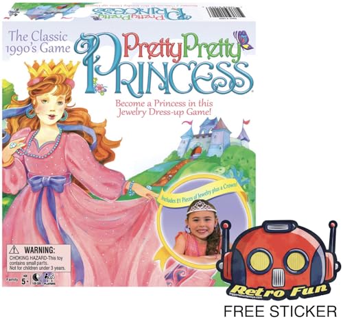 Big Game Toys~Prety Prety Princess Game Board Game Free BGT Sticker