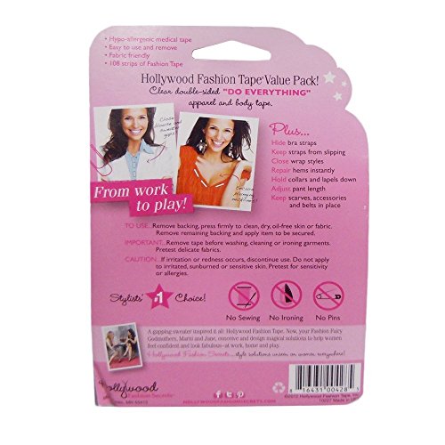 Hollywood Fashion Secrets Reusable Deodorant Removing Sponge, Fashion Tape Value Pack, & Breast Lift Tape Beauty & Personal Care, Tools & Accessories, Skin Care Tools