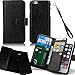 For iPhone 6 Plus Case, Roybens 9 Card slot PU Leather Wallet Case 2 in 1 Magnetic Detachable back cover Flip case with strap For Apple iPhone 6 Plus (5.5) Black