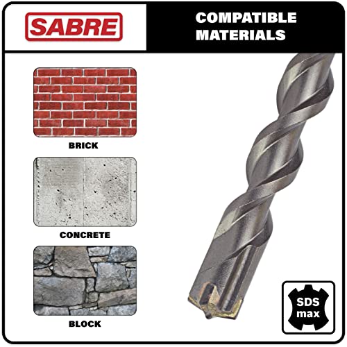 Sabre Tools - 1-1/2 Inch x 15 Inch SDS MAX Rotary
