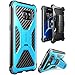 Galaxy S7 Edge Case, i-Blason Prime [Kickstand] Samsung Galaxy S7 Edge 2016 Release [Heavy Duty] [Dual Layer] Combo Holster Cover case with [Locking Belt Swivel Clip] (Blue)