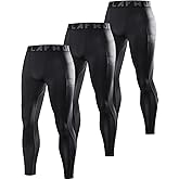 LAFROI Men's Quick Dry Cool Compression Fit Tights Leggings Waistband-YSK08