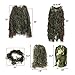 OUTERDO Camo Suits Ghillie Suits 3D Leaves Woodland Camouflage Clothing Army Sniper Military Clothes and Pants for Jungle Hunting,Shooting, Airsoft,Wildlife Photography (Ghillie Suit)