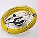 GooQee Sewer Drain Sewer Pipe Video Inspection Camera 100ft Fiberglass Push Cable Ø0.2inch Mounted with Stainless Steel Wheel Replacement of PIC001 PIC003 fits GooQee Camera Ø0.9inch only (30m)