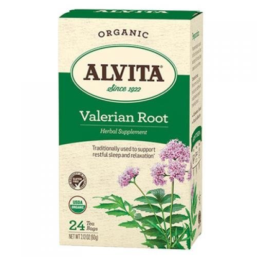 Alvita Tea Bags, Valerian Root, Caffeine Free, 24 tea bags (Pack of 3)