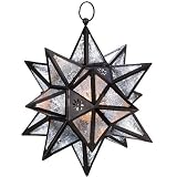 Hanging Multi-Point Star Candle Lantern