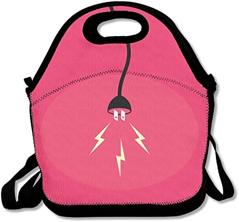 Ryskeco Lovely Chandelier Printed Portable Reusable Lunch Tote Bags For Women, Teens, Girls, Kids, Baby, Adults,Work, Office, School Or Gym