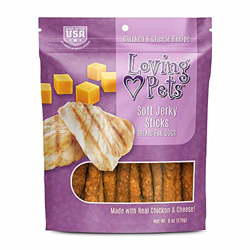 Loving Pets Soft Jerky Dog Treats – Real USA-Sourced Meat Dog Snacks for Traini…