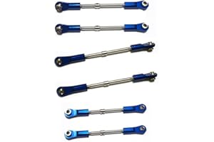 fyfracing Rc Car Parts Compatible with 1:10 Brushless Thunder Truck Aluminum Upper Arms