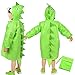 Rainbrace Kids Raincoat, Girls Boys Carton Waterproof Hood Rain Jacket Age 4-6