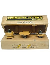 Sommerfeld de vidrio Panel de la puerta (3 piezas, 1/2 Pulgadas Vástago