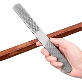 Wood Rasp File 4 Way Hand File and Round Rasp, Half Round Flat &amp; Needle Files Wood Rasp Set for Sharping Wood and Metal Tools