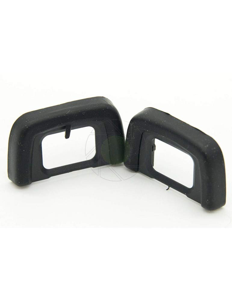 PROtastic® Replacement DK-20 DK20 Eyecup for Nikon FM10 D50 D60 D70s D5100 D3200 D3100 Cameras (2 Pack)
