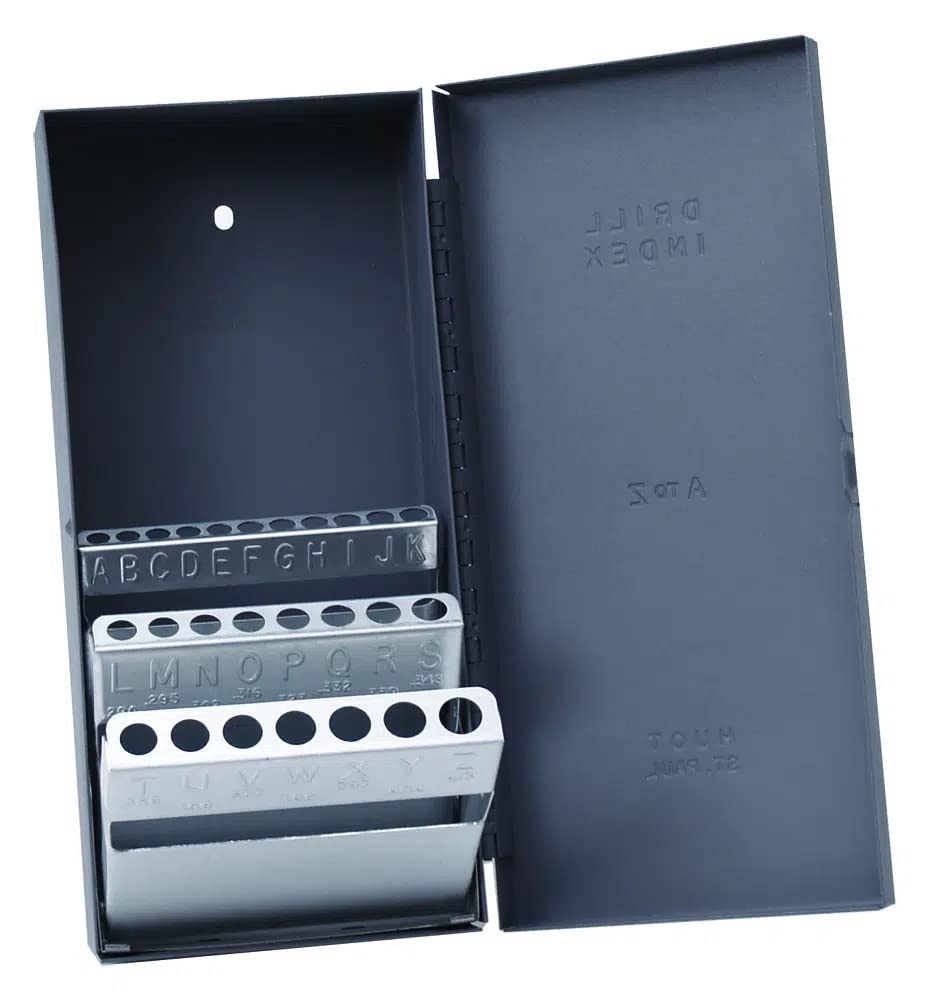 Drill America Drill Bit Index/Case, A - Z Taper Length (26 Sizes), 11525, HUT326 Image