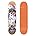 Orange Grip Tape / White Wheels