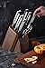 Cangshan TN1 Series 1021950 Swedish 14C28N Steel Forged 8-Piece Knife Block Set, Walnut
