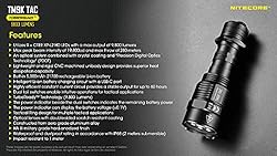 NITECORE TM9K TAC Type-C USB Rechargeable