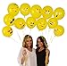 Emoji Universe Series One: Latex Emoji Smiley Face Balloons 72 Pack Yellow