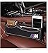 ephvan M Line Seat Gap Filler Car Seat Storage Box for BMW (Black)
