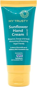 My Trusty Sunflower Hand Cream 100ml For Dry Skin Eczema Vegan Bergamot Neroli view 1